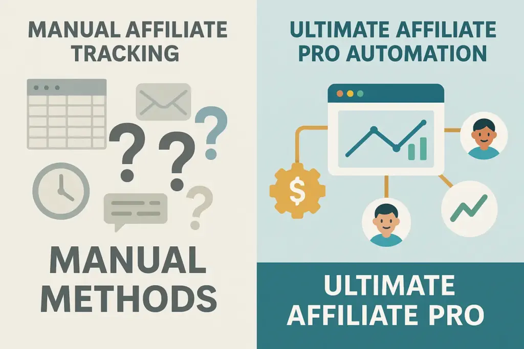 Benefits of using Ultimate Affiliate Pro vs manual tracking - Download Ultimate Affiliate Pro