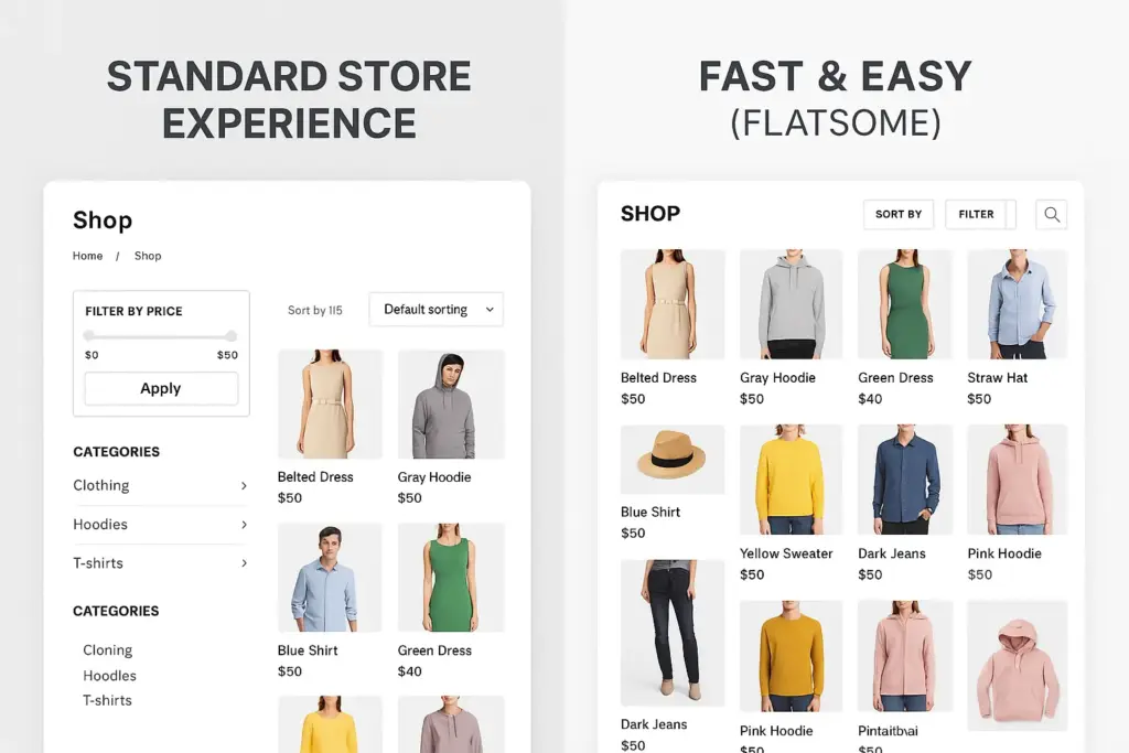 Benefit comparison when you download Flatsome theme vs generic themes