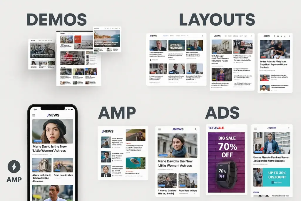 JNews WordPress theme features for publishers