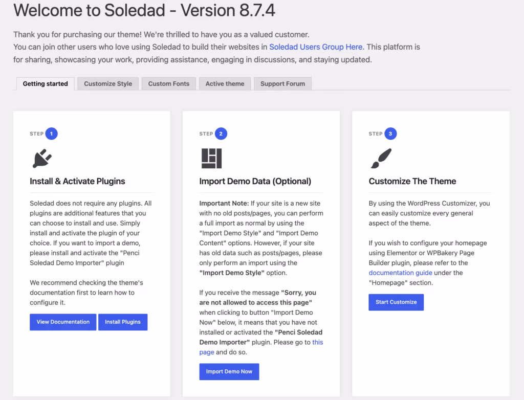 Over 6,886 homepage demos covering a wide range of niches interface in Soledad — the strongest first-hand evidence this page can carry.