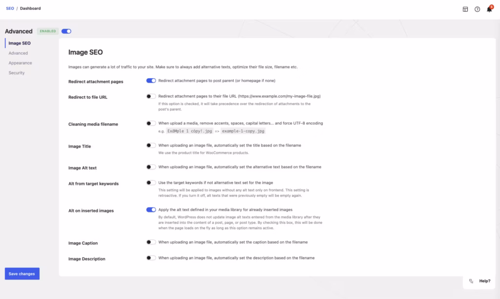 the AI-generated metadata (titles and descriptions) interface in SEOPress Pro — the strongest first-hand evidence this page can carry.